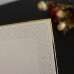 Embossing Insert Card with Golden Edge Square Card Wholesale